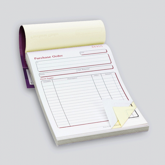 Carbonless Custom Invoice Books