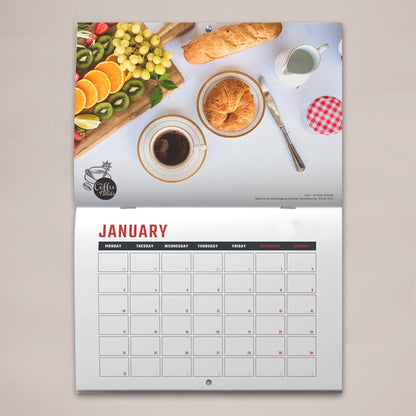 2025 A4 Landscape 28 Page Wall Calendar