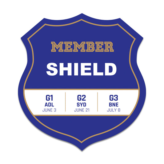 Shield Shaped Fridge Magnets - 100 x 93mm